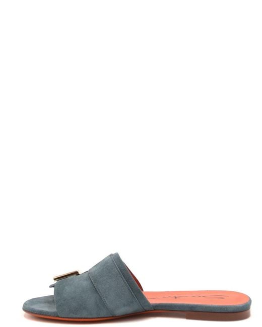 Santoni Blue Sandals