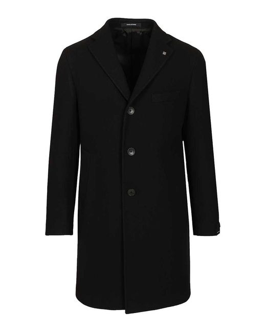 Tagliatore Black Bruce Coat for men