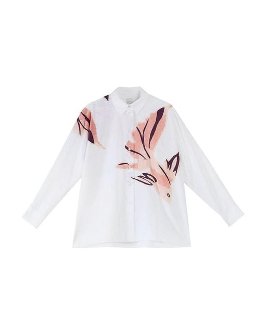 Paul Smith White Le Peche Fish Shirt