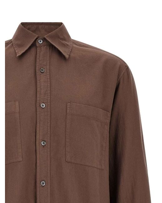 Cellar Door Brown Paul Shirt for men
