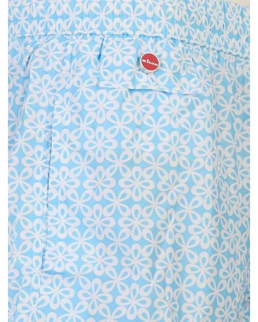 Kiton Blue Swimsuit for men