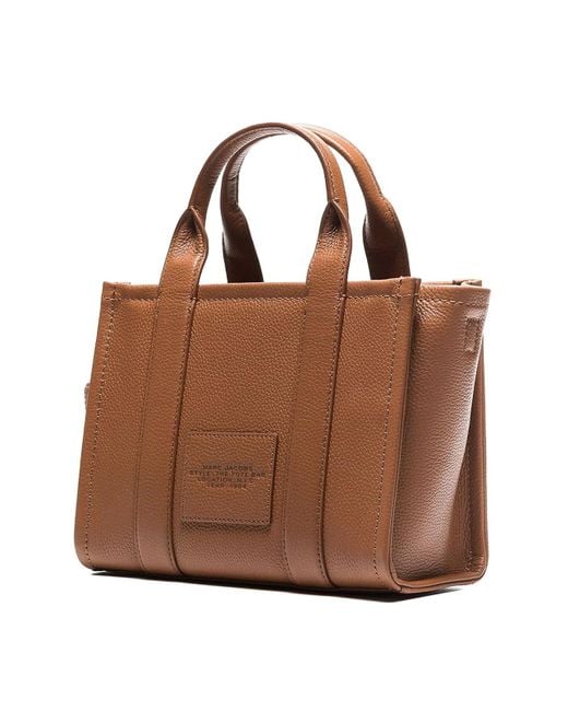 Marc Jacobs Brown The Leather Small Tote Bag