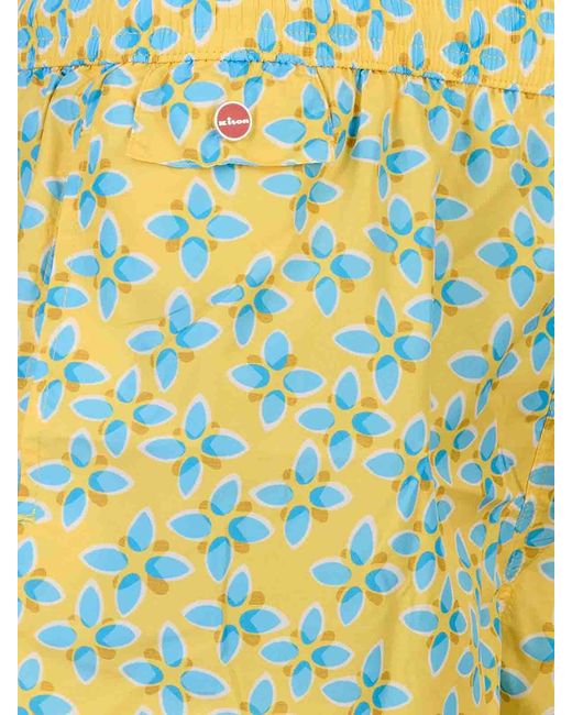 Kiton Yellow Swimsuit for men