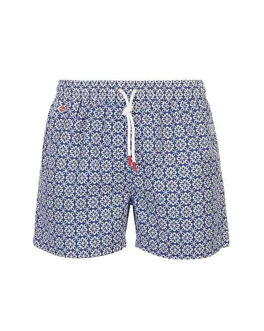 Kiton Blue Swimsuit for men