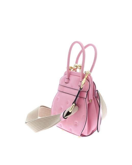Moschino Pink Inside Out Quilting Handbag