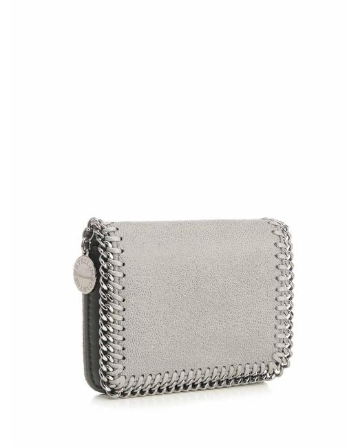 Stella McCartney Gray Falabella Bi-Fold Wallet