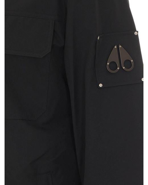 Giacca Jacques di Moose Knuckles in Black da Uomo