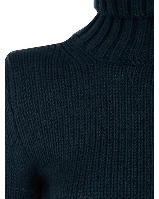 Base London Blue Turtle Neck Sweater