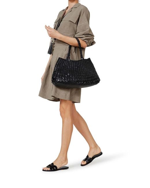 Dragon Diffusion Black Santa Croce Big Bag