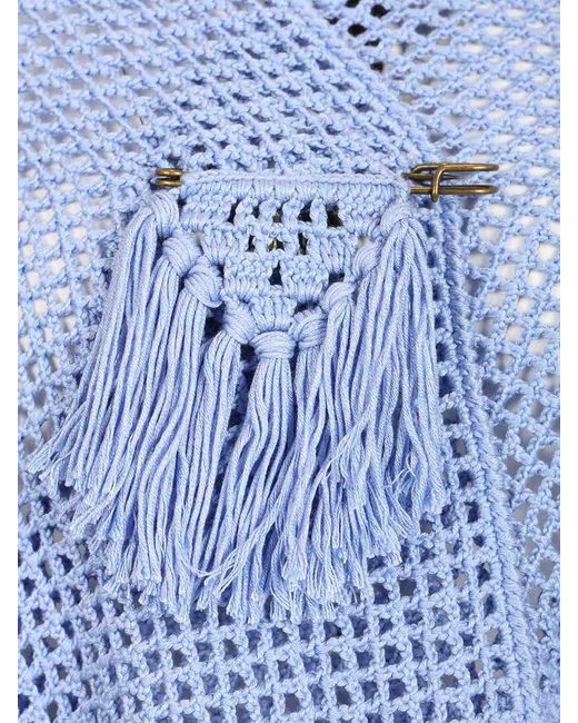 Chiara Is Blue Rosa Shawl