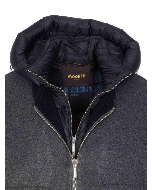 Moorer Gray Dark Pegaso Down Jacket