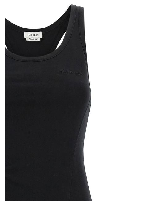 McQueen Black Corset Dress