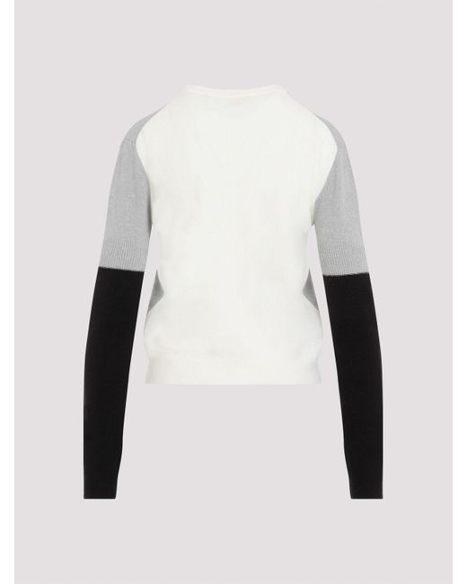 Marni White Virgin Wool Cardigan