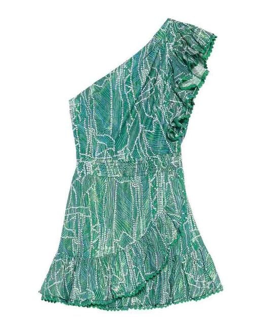 Poupette Green Mini Dress 'Corinne'