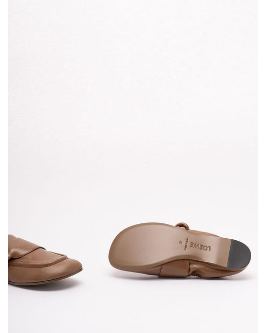 Loewe Brown 'Toggle' Loafers