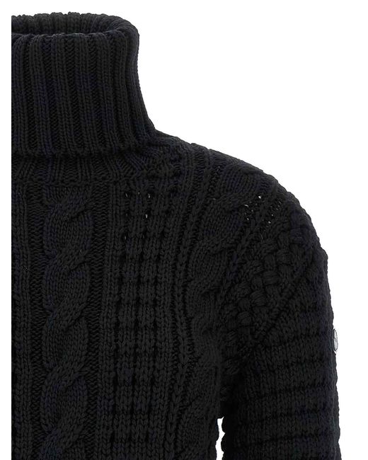 Moncler Black Turtleneck Sweater