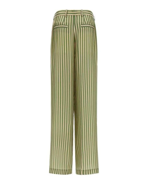 Dries Van Noten Green Penn Pants
