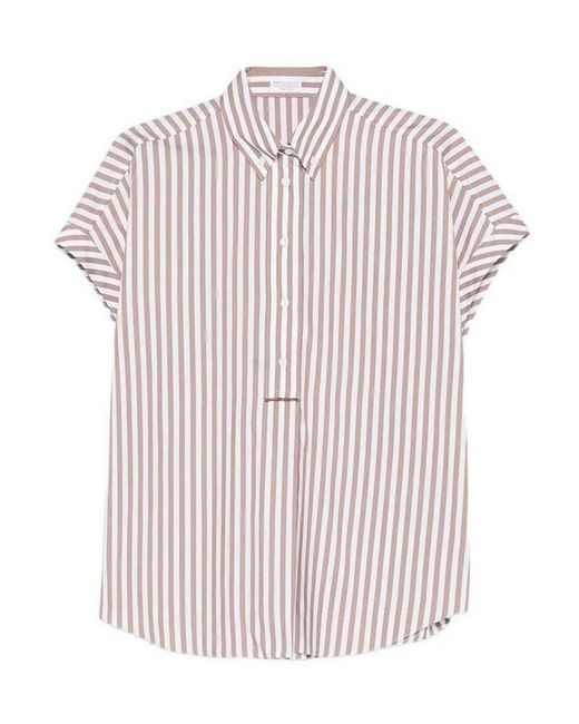 Brunello Cucinelli Pink Shirt