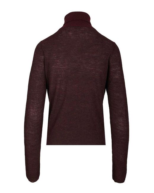 Burberry Red Wool Blend Sweater