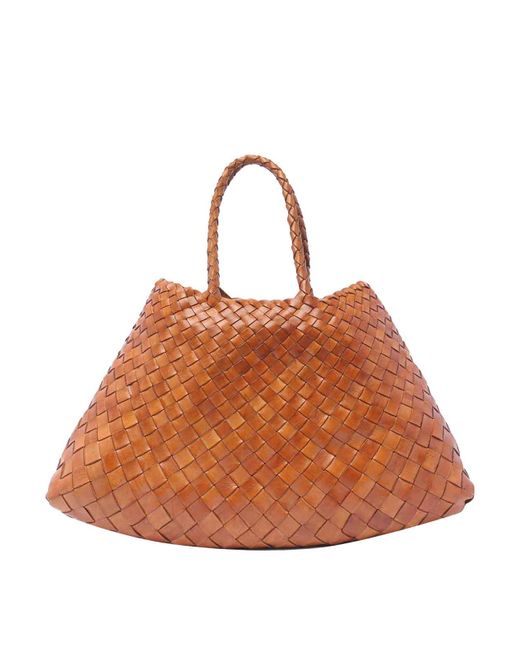 Dragon Diffusion Brown Santa Croce Small Bag