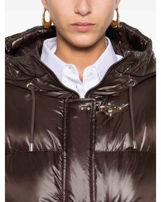 Fay Brown Puffer Jacket