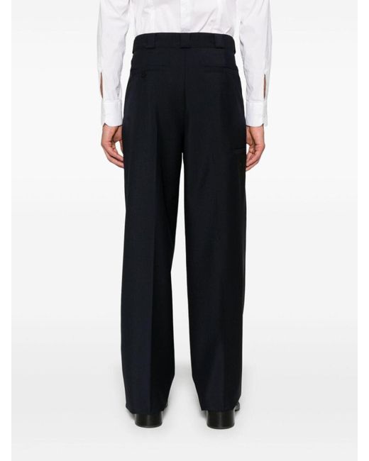 Givenchy Black Pleated Extra Large Chino Pants for men
