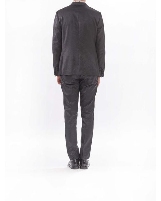 Paul Smith Gray Evening Suit 1 Button for men