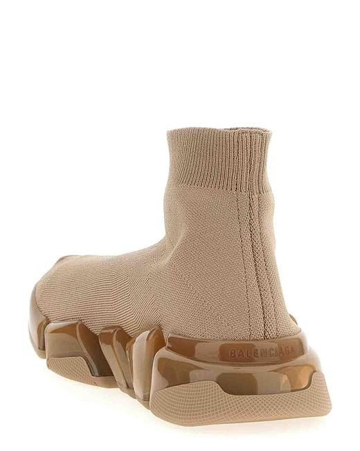 Balenciaga Natural Speed 20 Full Clear Sole Sneakers