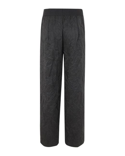 Maria Calderara Gray Long Trousers