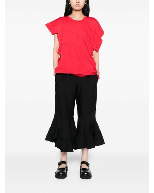 Comme des Garçons Black Cropped Trousers