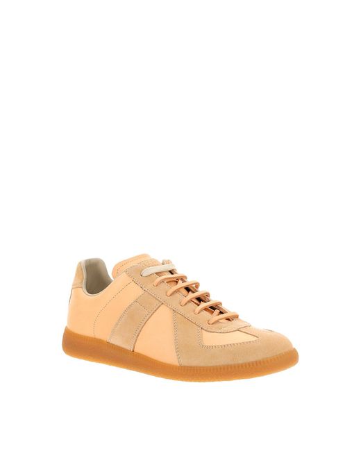 Maison Margiela Yellow Leather Sneakers for men