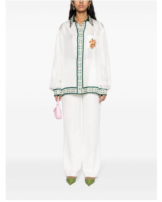 Casablanca White Pants
