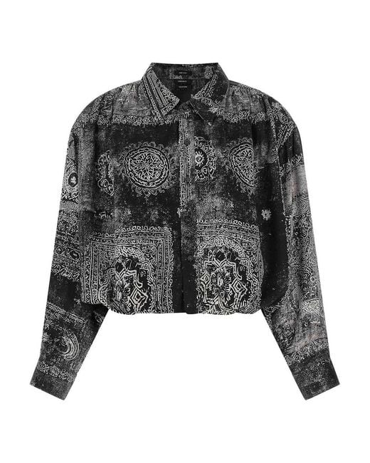 R13 Black Bubble' Shirt