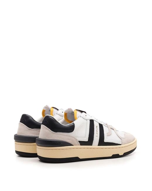Lanvin White Clay Sneakers