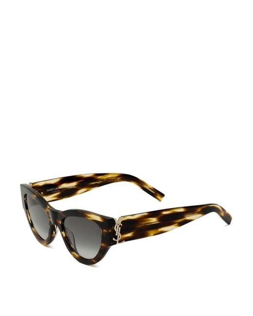 Saint Laurent Gray Cat-Eye Sunglass