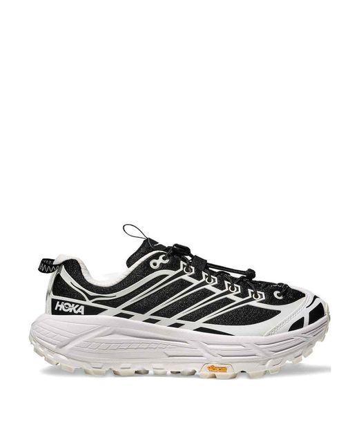 Hoka One One Black Mafate Three2 "Frost" Sneakers