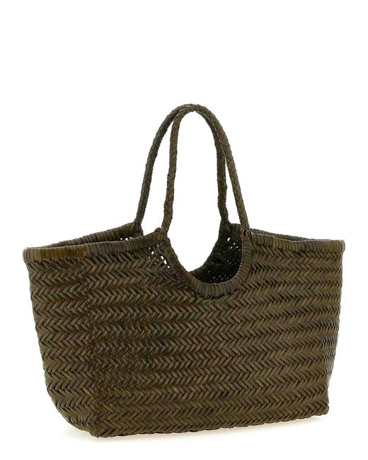 Borsa A Tracolla Grande di Dragon Diffusion in Brown