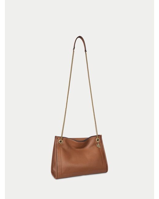 Ralph Lauren Brown Brdly Md Shp-Tote-Medium
