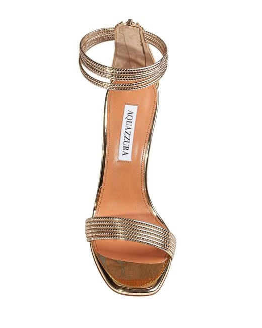 Aquazzura Metallic Sway 105 Sandal