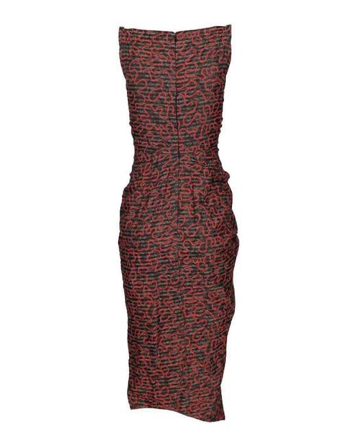 Vivienne Westwood Purple Panther Sleeveless Dress