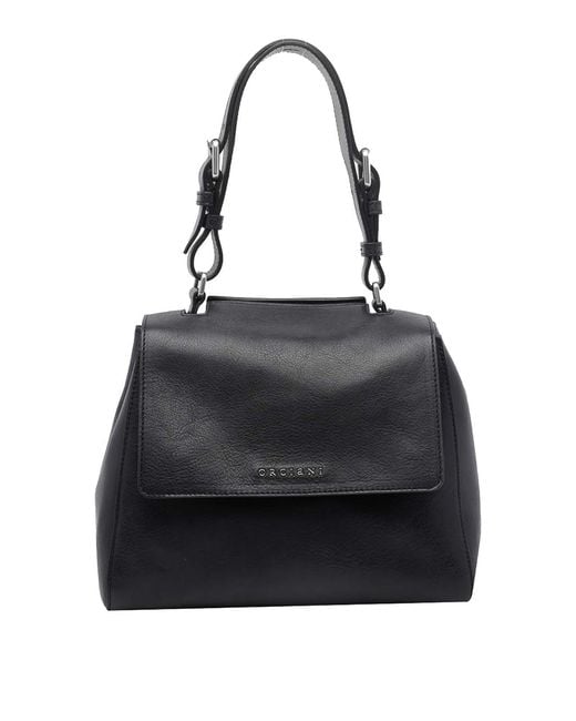 Orciani Black Small Sveva Hand Bag