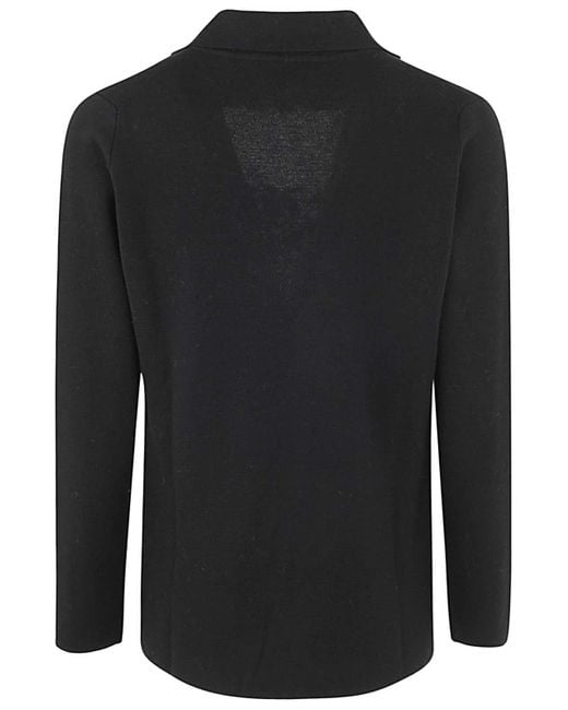 FILIPPO DE LAURENTIIS Black Single Breasted Revers Jacket for men