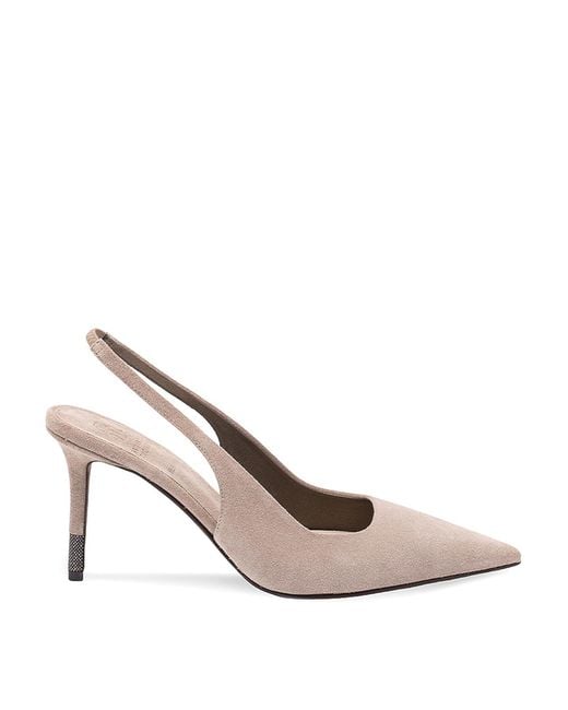 Brunello Cucinelli White Pumps