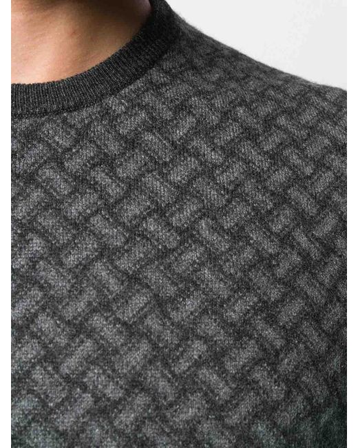 Drumohr Gray Crew-Neck Sweater for men