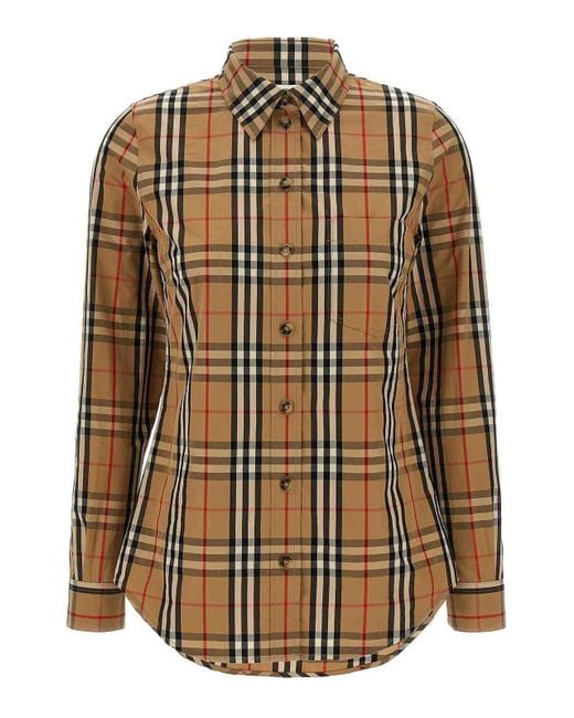 Burberry Brown Lapwing Shirt