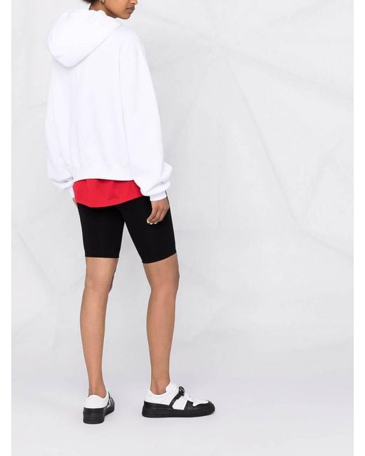 Alexander Wang White Hooded Sweatshirt