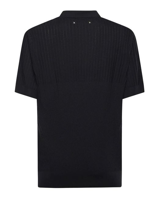 Golden Goose Deluxe Brand Black Journey Polo for men