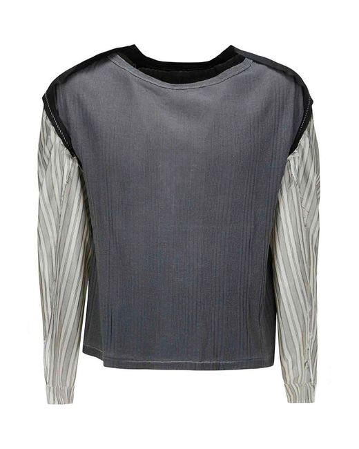 Maison Margiela Gray Layered Top for men