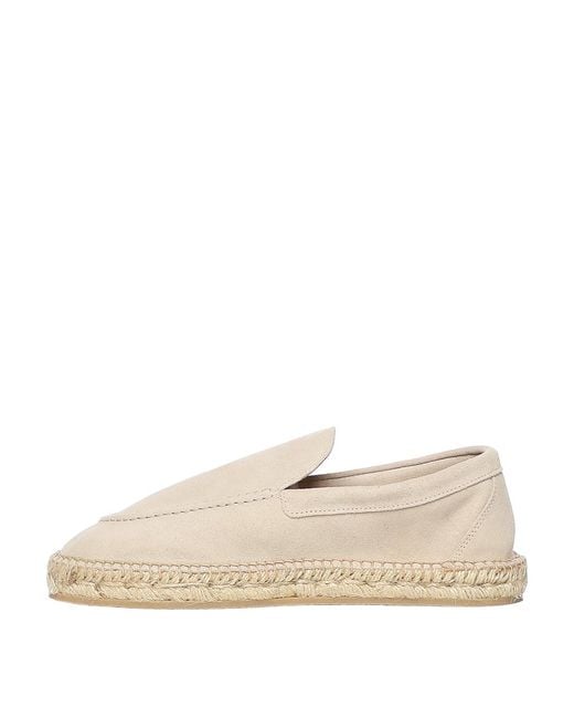 Eleventy Natural Suede Espadrilles for men