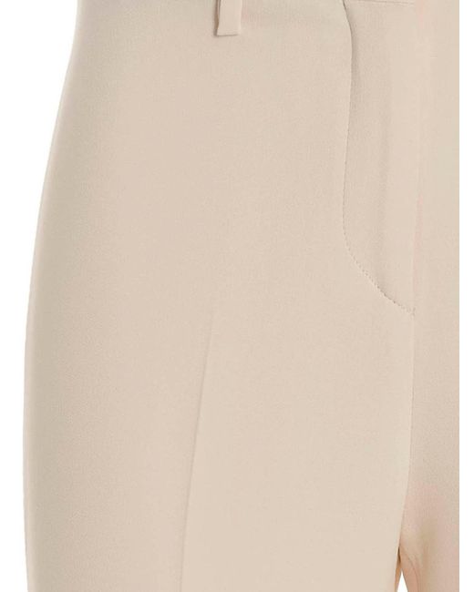 Etro Natural Pants With Pleat